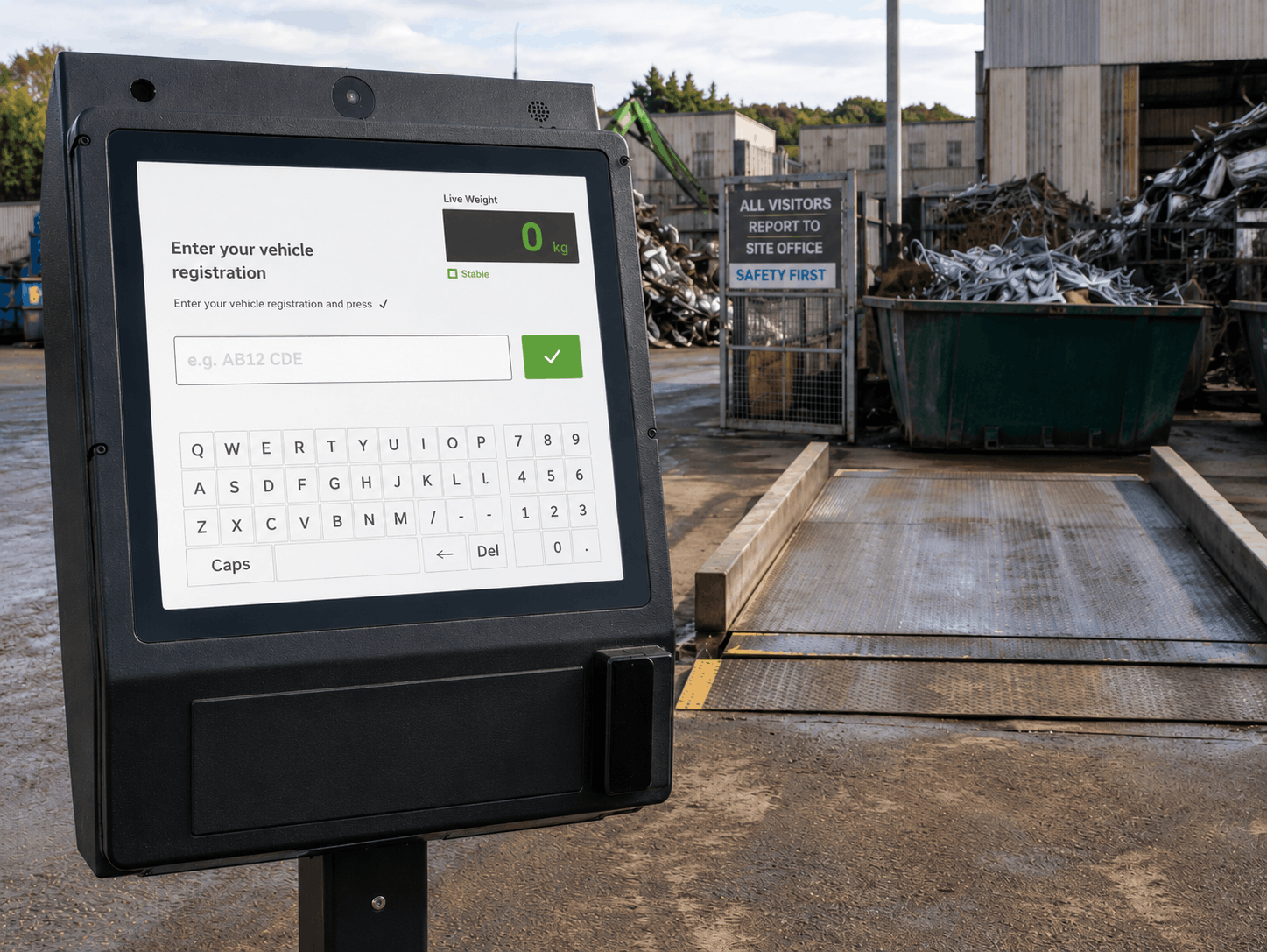 Touchscreen Platform Operation image
