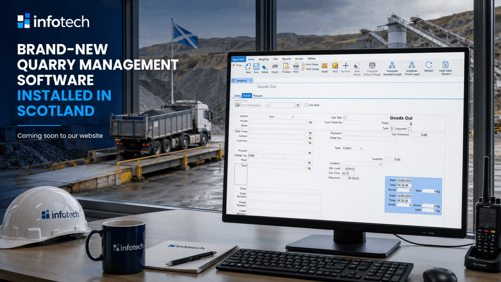 News image showing infotech software